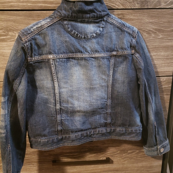 EXPRESS Vintage Women's Denim Long Sleeve Jacket - SIZE L - Picture 2 of 9